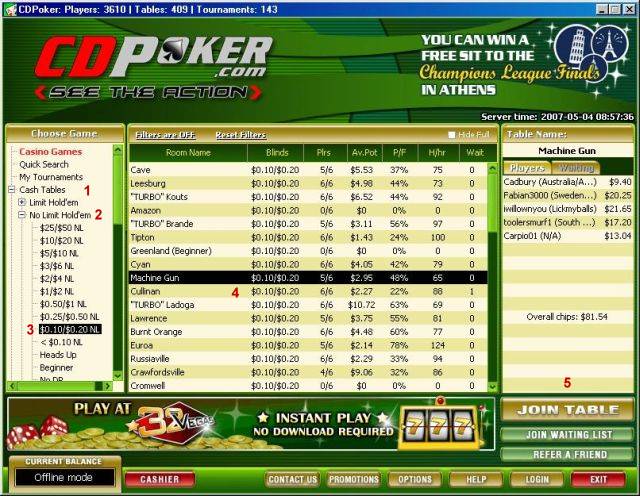 CDpoker лобби CDpoker лобби